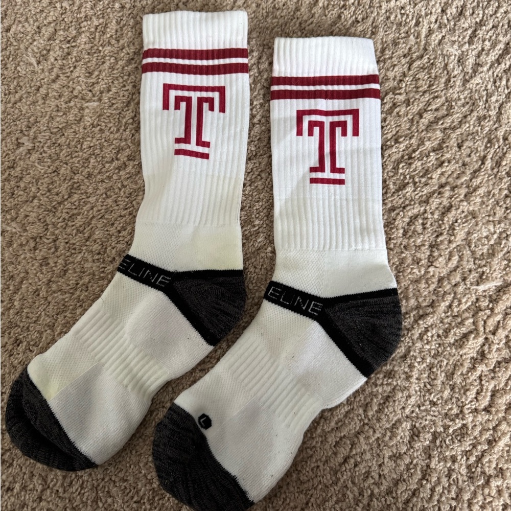 Temple University Crew Socks